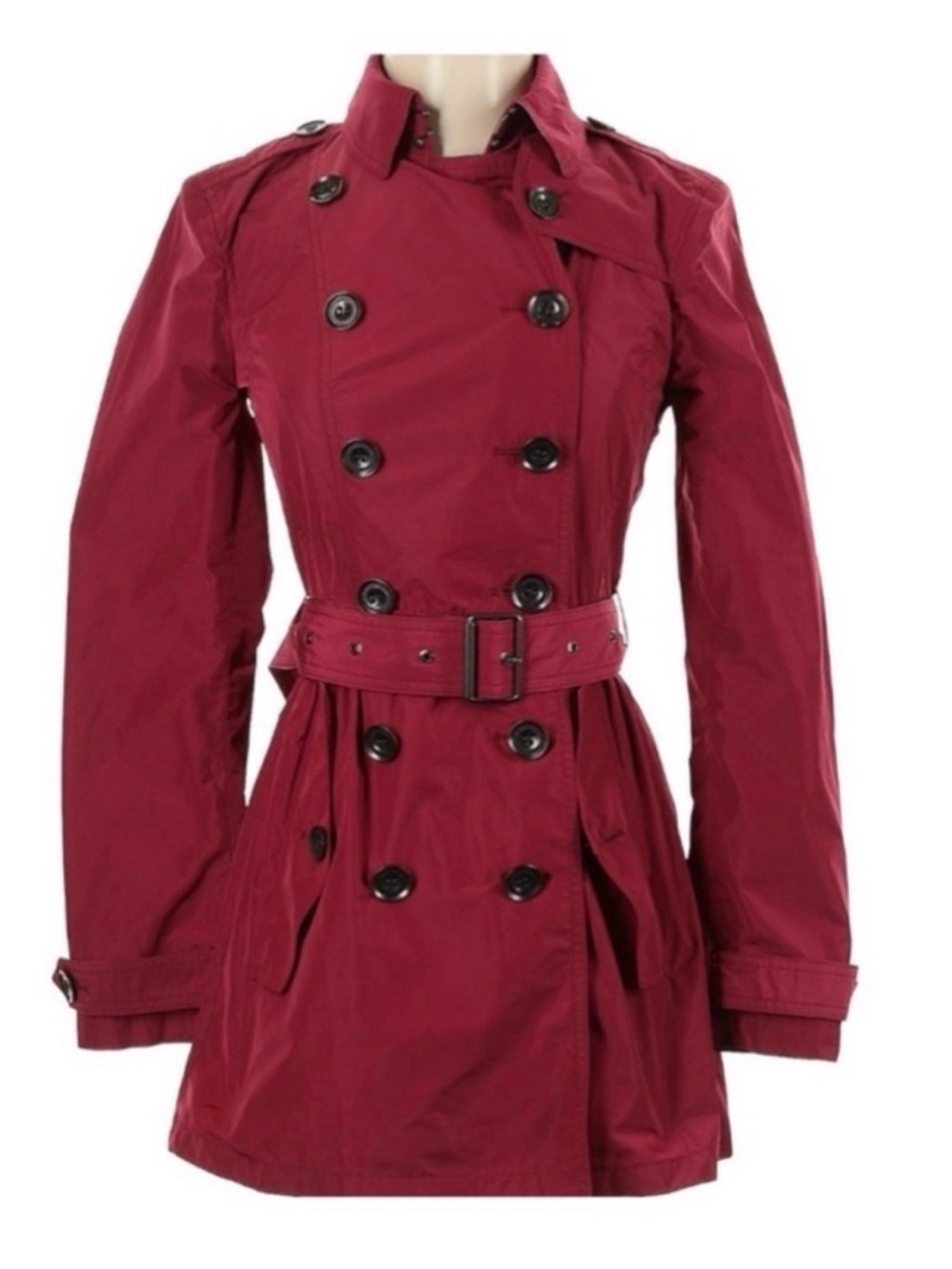 Burberry Trench Coat Claret Pink